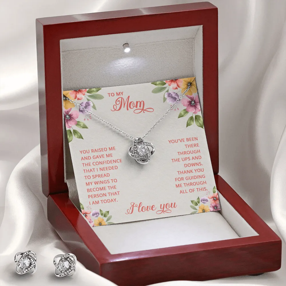 You gave me confidence-Love Knot Jewelry Set for Mom