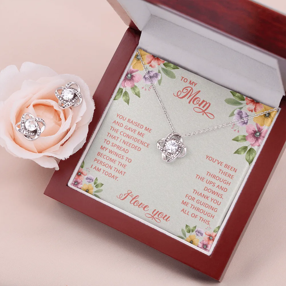 You gave me confidence-Love Knot Jewelry Set for Mom