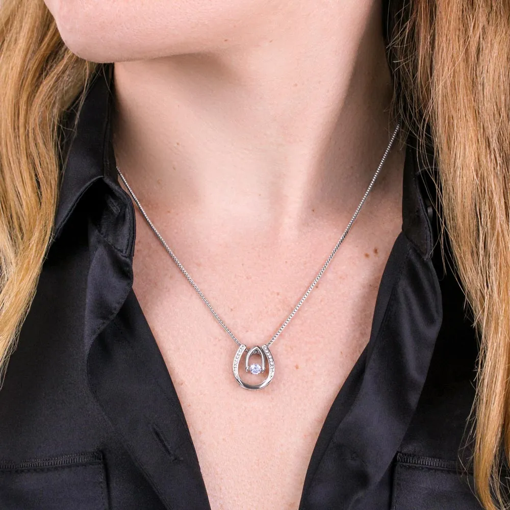 You're the love of my life-Lucky In Love Necklace for Girlfriend