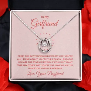 You're the love of my life-Lucky In Love Necklace for Girlfriend